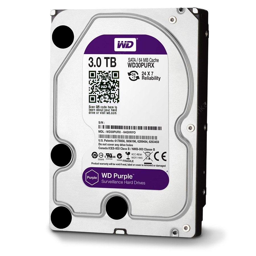 HDD накопичувач Western Digital 3000Gb WD30PURX
